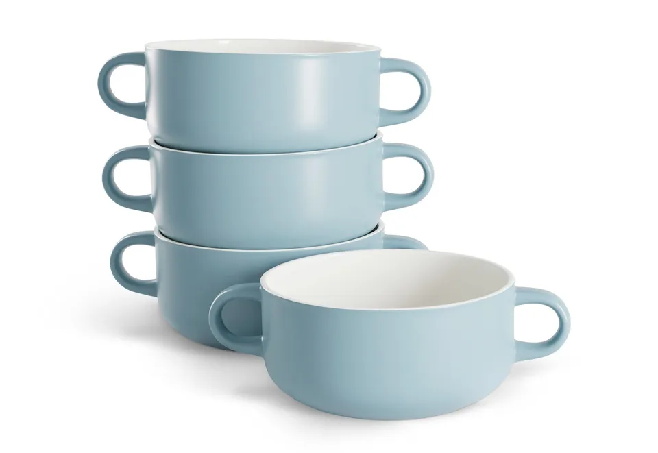 kook-ceramic-soup-crocks-20-oz-set-of-4-oven-safe-to-450-f image 1