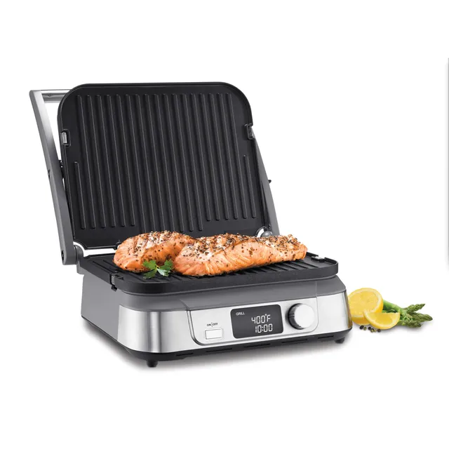 cuisinart-electric-griddler-five-countertop-grill-gr-5nas-5-in-1-panini-press-gr image 1