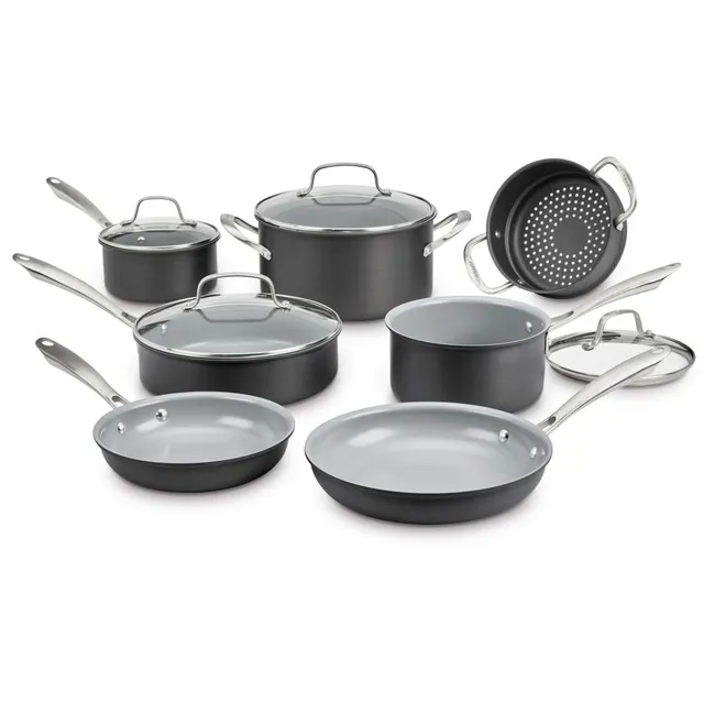 cuisinart-greengourmet-complete-11-piece-cookware-set-hard-anodized-with-purelyc image 1