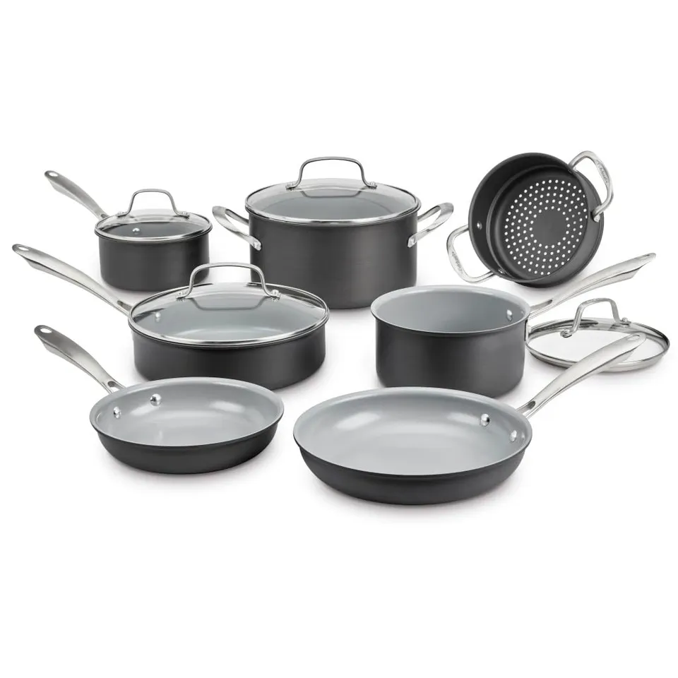 cuisinart-greengourmet-complete-11-piece-cookware-set-hard-anodized-with-purelyc image 1