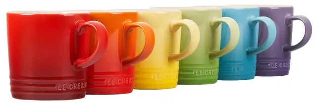 le-creuset-stoneware-set-of-6-london-mugs-12-oz-each-multi-color image 1