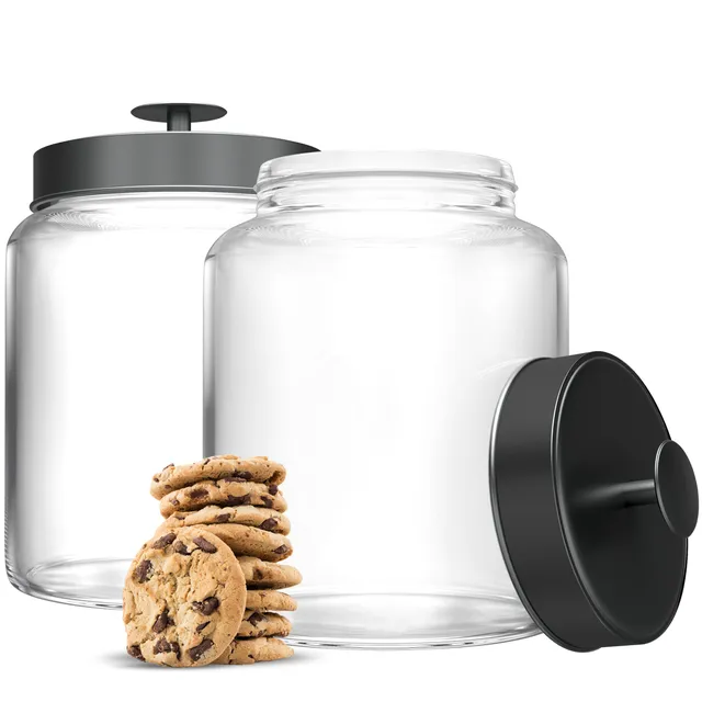 kook-2-8-liter-glass-storage-canisters-set-of-2 image 1