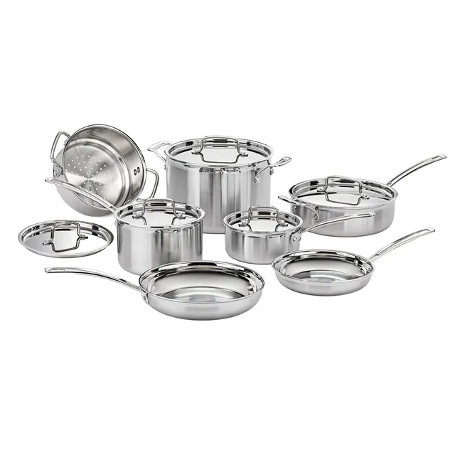 cuisinart-12-piece-multiclad-pro-triple-ply-stainless-steel-cookware-set-inducti image 1