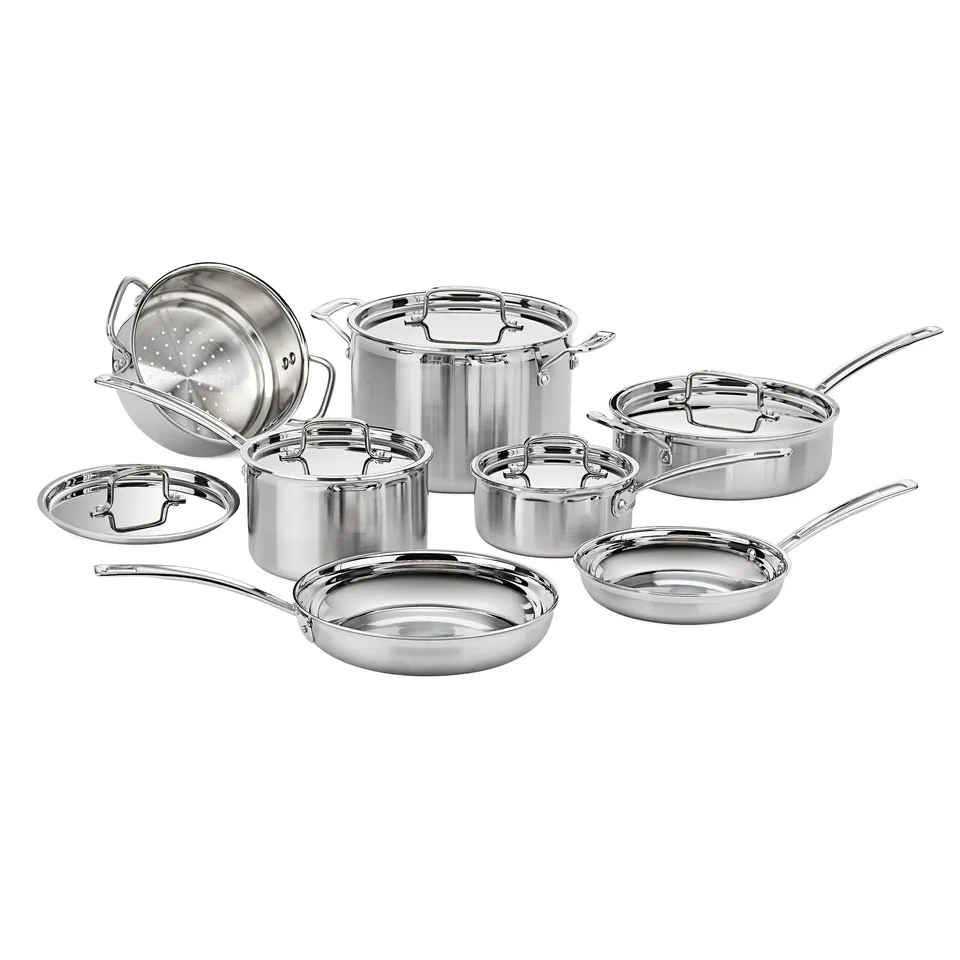cuisinart-12-piece-multiclad-pro-triple-ply-stainless-steel-cookware-set-inducti image 1