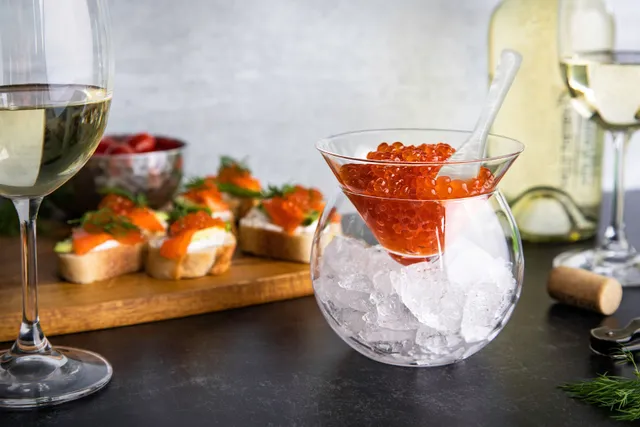 kook-caviar-chiller-dish-and-cocktail-glass image 1