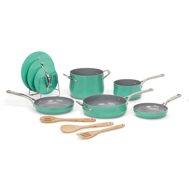 cuisinart-34c-12tl-ceramic-nonstick-12-piece-cookware-set-teal-even-heat-dishwas image 1