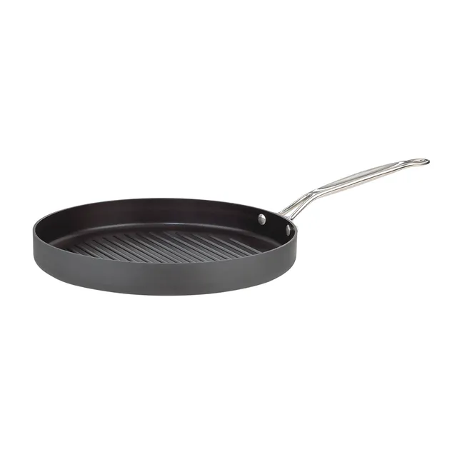 cuisinart-chef-s-classic-12-nonstick-hard-anodized-round-grill-pan-630c-30 image 1