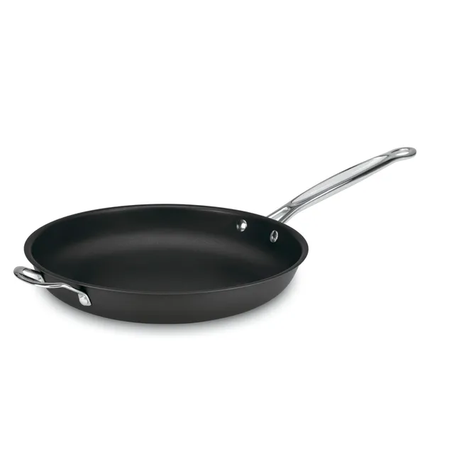 cuisinart-chef-s-classic-non-stick-hard-anodized-14-skillet-with-helper-handle image 1