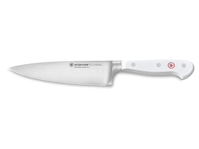 w-sthof-classic-white-6-chef-s-knife-forged-german-steel-white-handle image 1