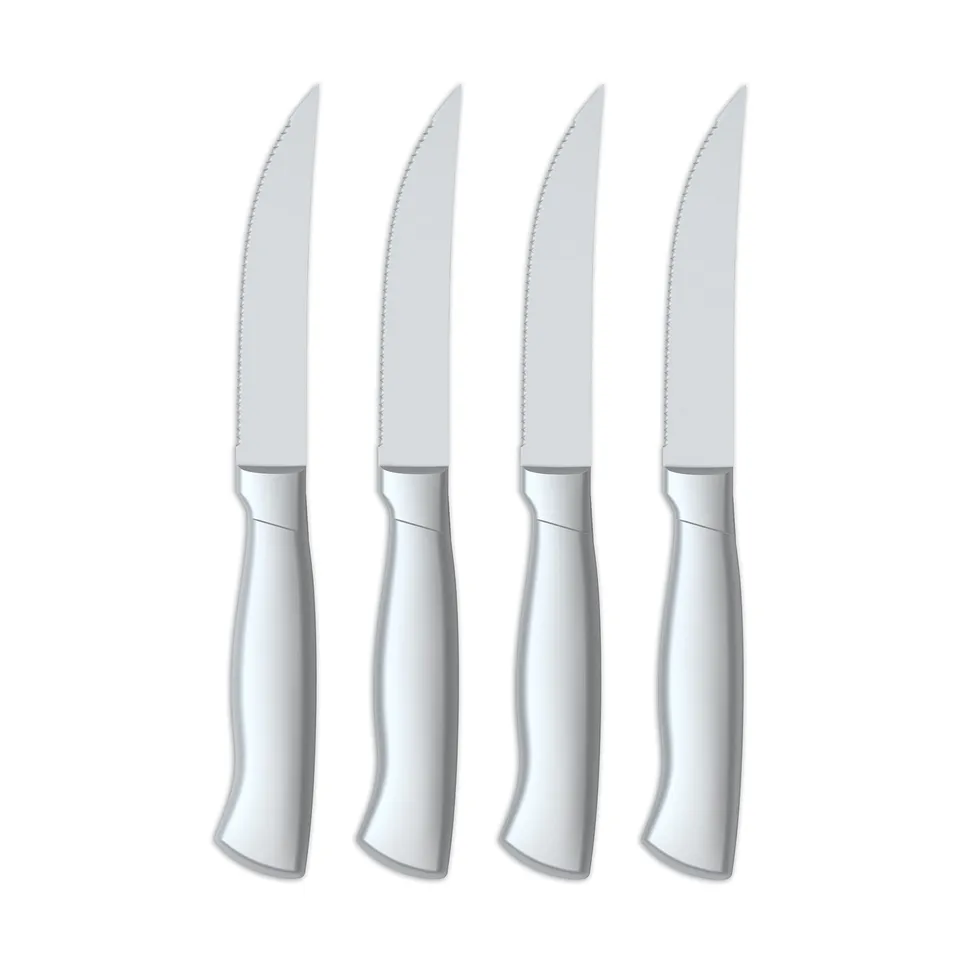 cuisinart-4pc-stainless-steel-hollow-handle-steak-knife-set-precision-cutlery image 1