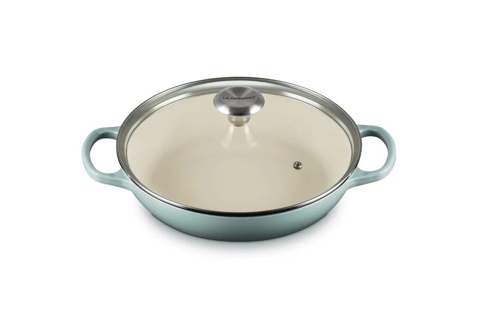 le-creuset-signature-round-braiser-with-glass-lid-2-25-qt-sea-salt image 1