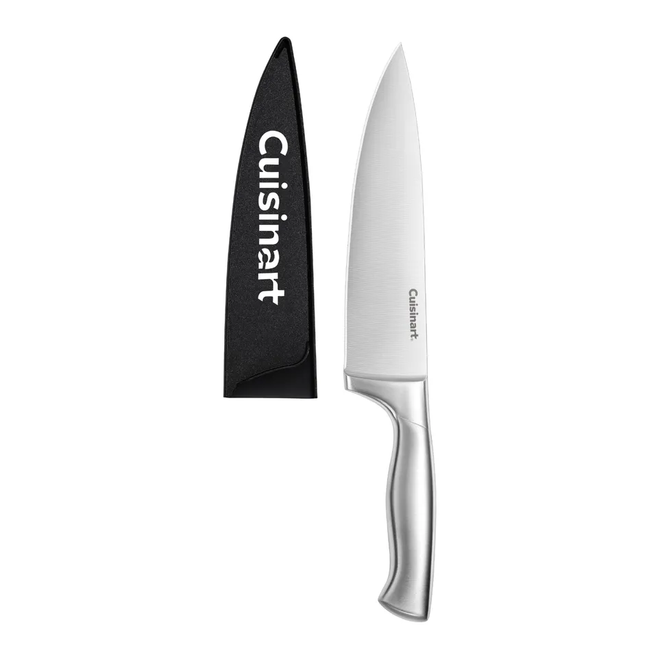 cuisinart-8-stainless-steel-chef-s-knife-with-blade-guard-graphix-collection image 1