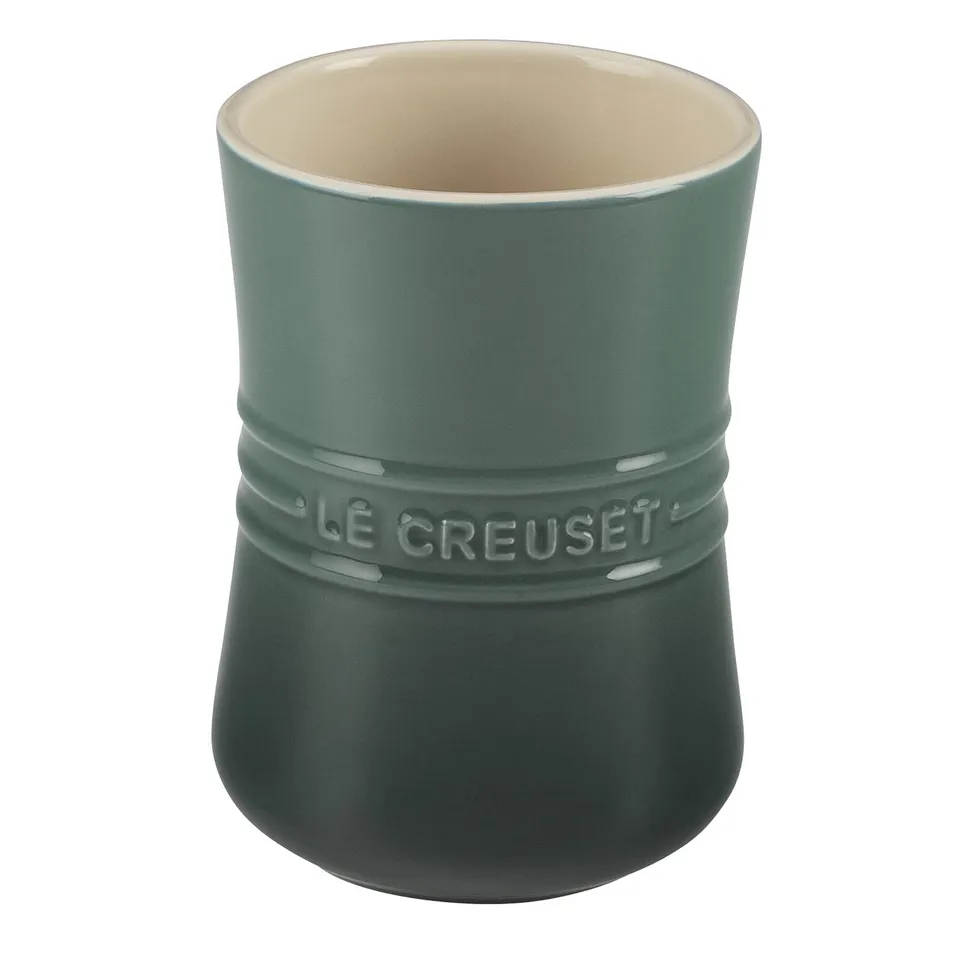 le-creuset-stoneware-utensil-crock-1qt-artichaut image 1