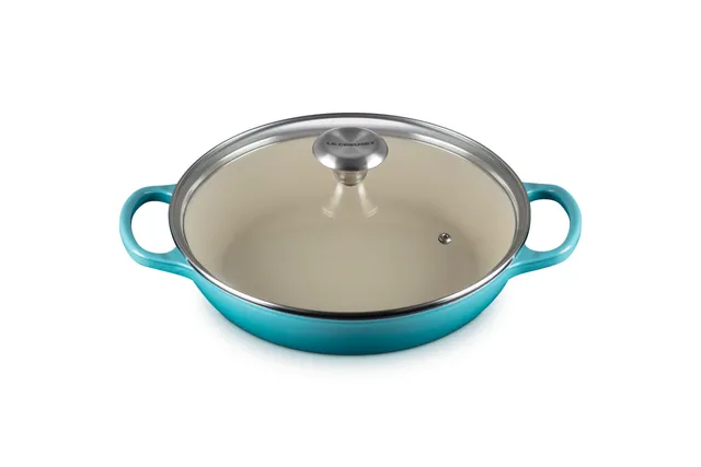 le-creuset-signature-round-braiser-with-glass-lid-2-25-qt-caribbean image 1