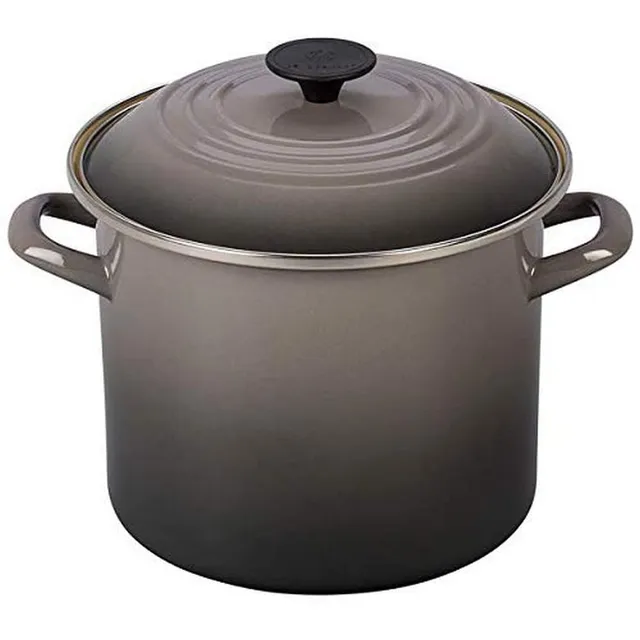 le-creuset-enamel-on-steel-stockpot-8-qt-oyster image 1