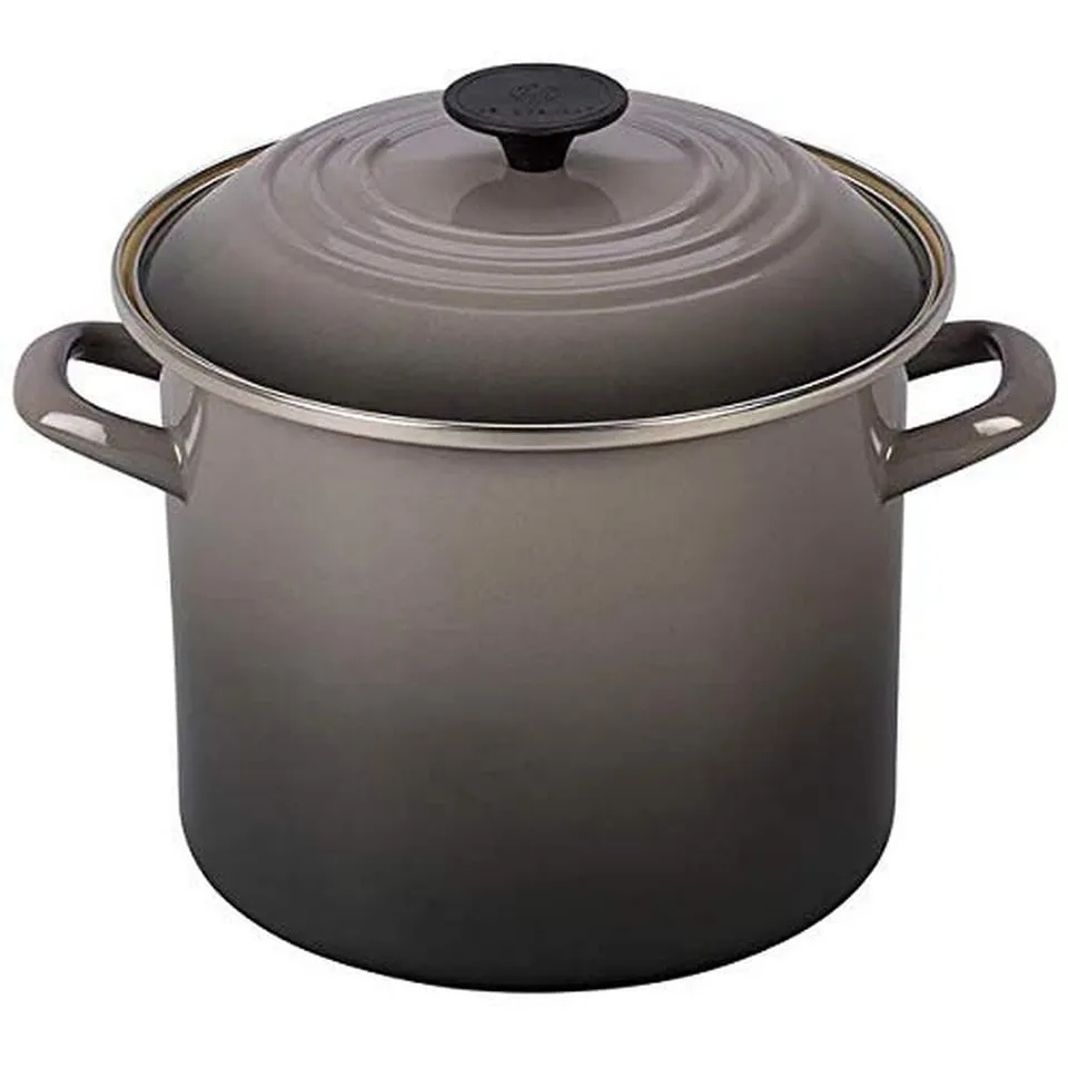 le-creuset-enamel-on-steel-stockpot-8-qt-oyster image 1