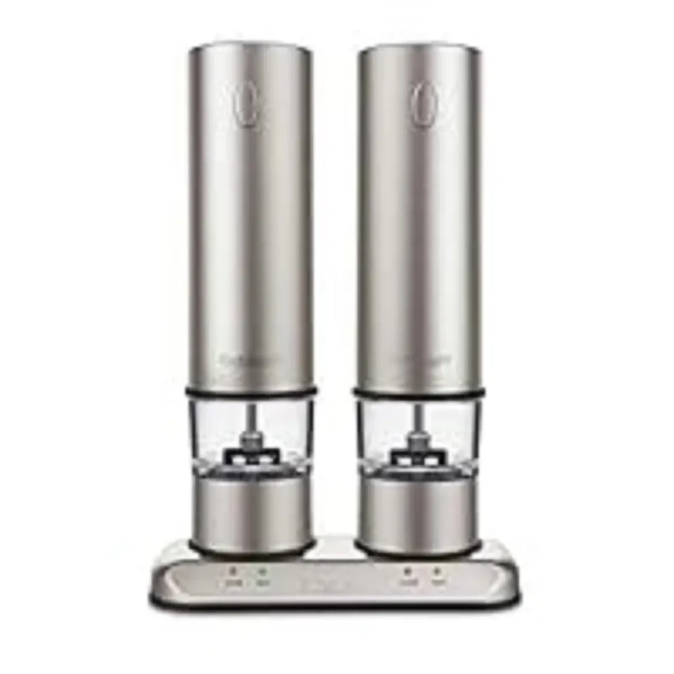cuisinart-rechargeable-electric-salt-pepper-mill-set-sp-4-brushed-stainless-stee image 1