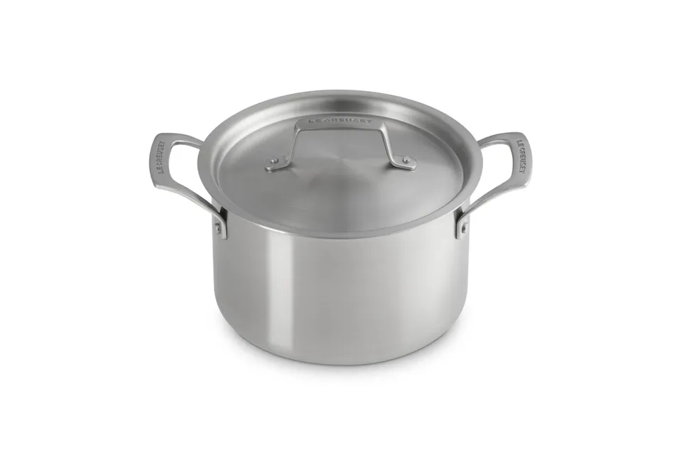le-creuset-essential-stainless-steel-stockpot-4qt image 1