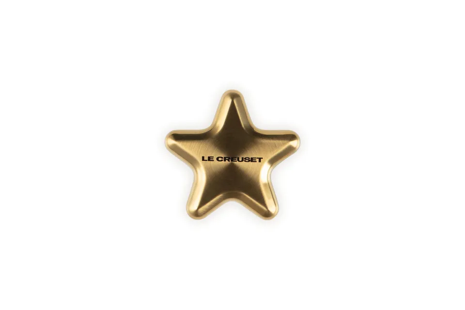 le-creuset-large-stainless-steel-star-knob-gold image 1