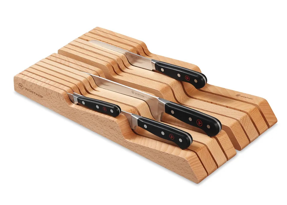 w-sthof-in-drawer-knife-storage-tray-14-slots-beech-wood image 1