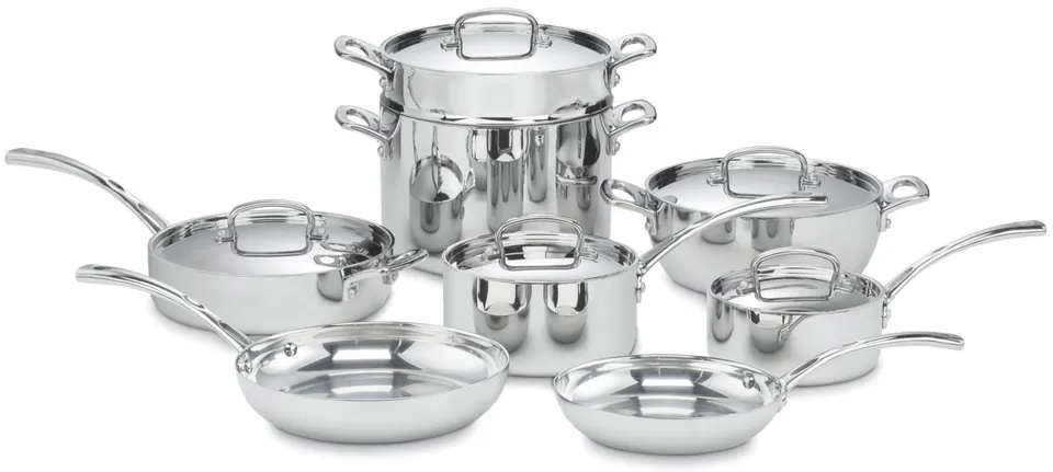 cuisinart-french-classic-tri-ply-stainless-13-piece-cookware-set image 1