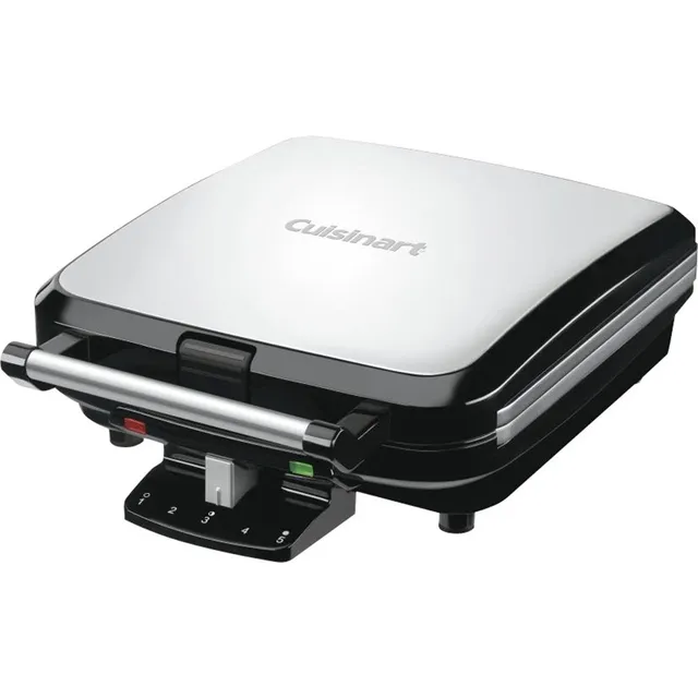 cuisinart-waf-150p1-4-slice-belgian-waffle-maker-stainless-steel image 1