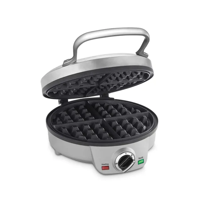 cuisinart-round-belgian-waffle-maker-waf-200p1-6-setting-browning-control-nonsti image 1