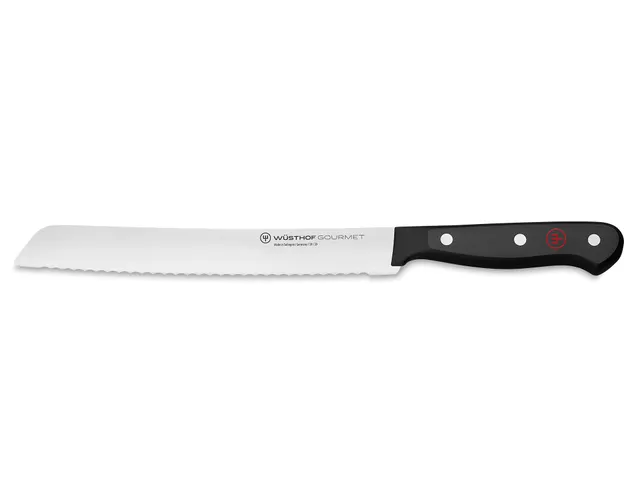 w-sthof-gourmet-8-bread-knife-black-high-carbon-stainless-steel-serrated-blade-s image 1