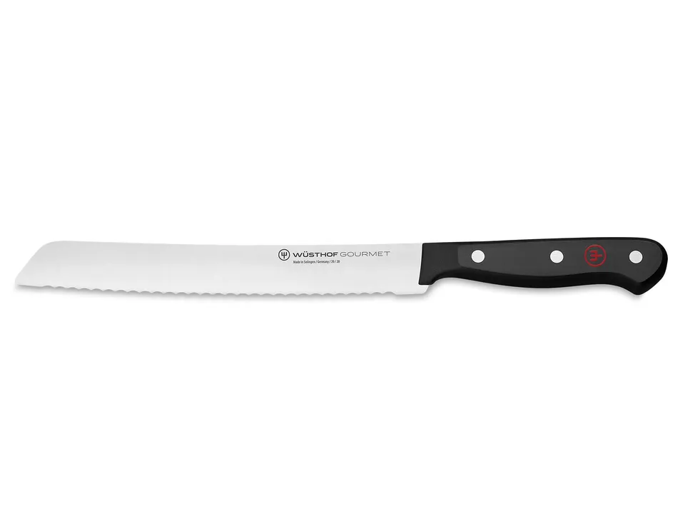 w-sthof-gourmet-8-bread-knife-black-high-carbon-stainless-steel-serrated-blade-s image 1