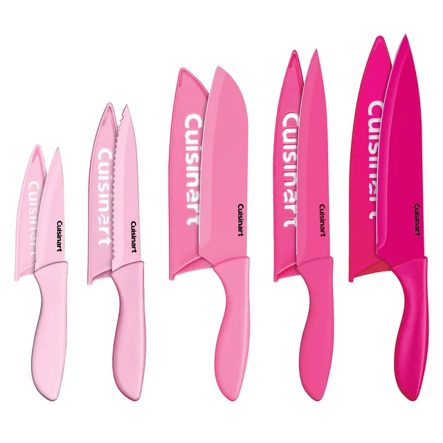 cuisinart-10-piece-ceramic-coated-color-knife-set-pink-for-bcrf-c55-10pcpk image 1
