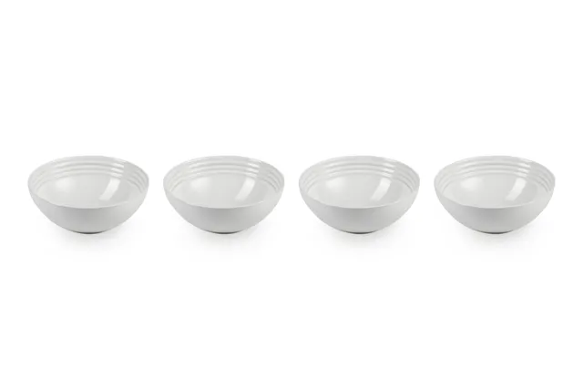 le-creuset-stoneware-soup-bowls-set-of-4-22-oz-6-25-diameter-white-premium-quali image 1