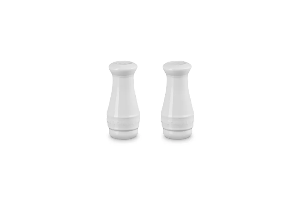 le-creuset-salt-and-pepper-shaker-set-of-2-white image 1