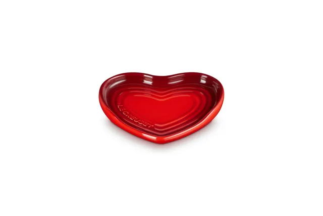 le-creuset-stoneware-heart-shaped-spoon-rest-5-cerise image 1