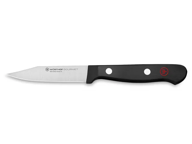 w-sthof-gourmet-3-paring-knife-clip-point-high-carbon-stainless-steel-black image 1
