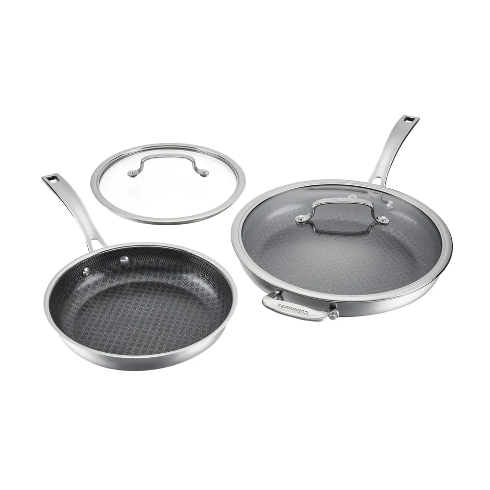 cuisinart-fusionplus-hybrid-stainless-steel-4-pc-skillet-cooking-set-10-12-with- image 1