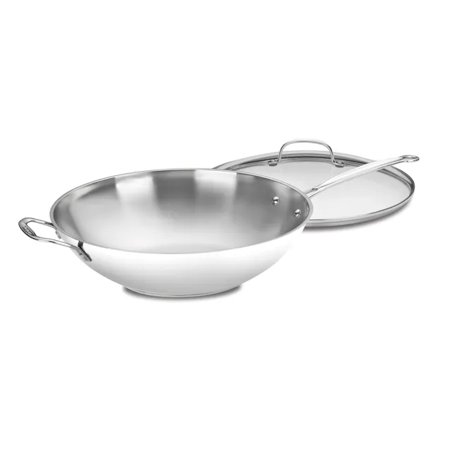cuisinart-chef-s-classic-14-inch-stir-fry-pan-with-helper-handle-and-glass-cover image 1