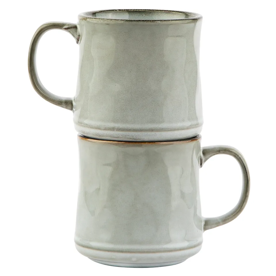 kook-glazed-coffee-mugs-java-slate-15-oz-set-of-2 image 1