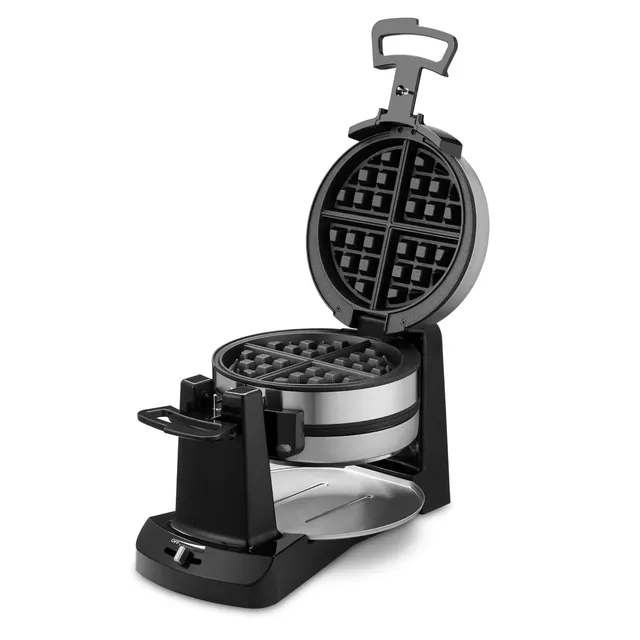 cuisinart-double-flip-belgian-waffle-maker-waf-f40nas-stainless-steel-grey-and-b image 1