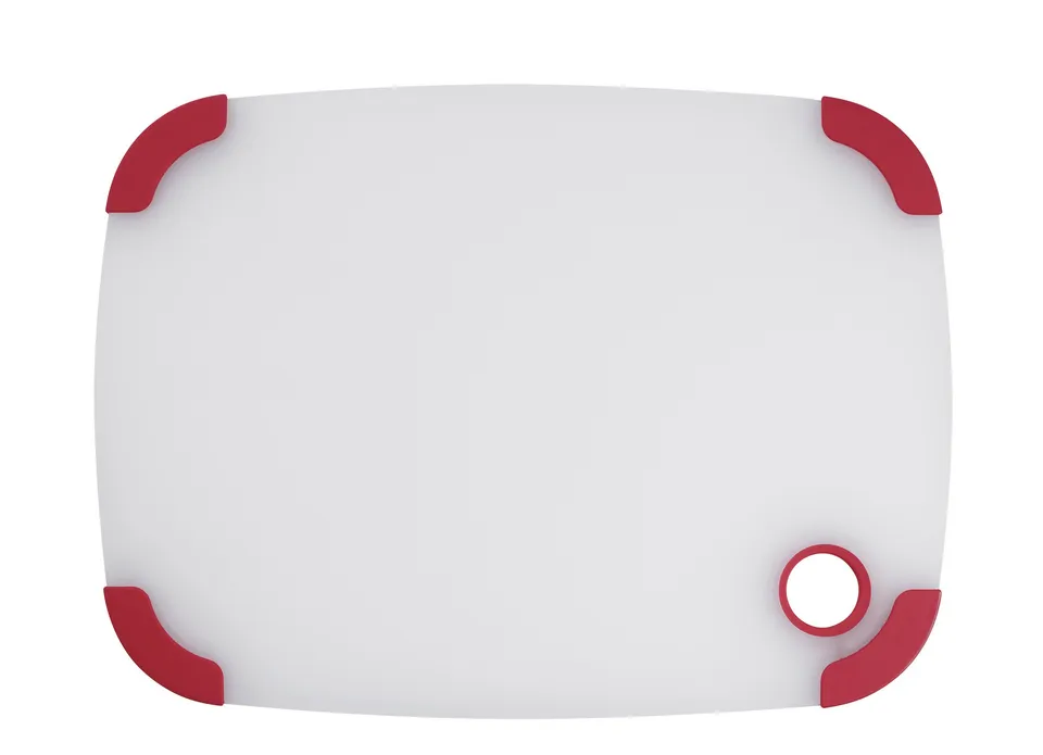 cuisinart-14-inch-semi-transparent-cutting-board-with-red-trim-sturdy-poly-board image 1