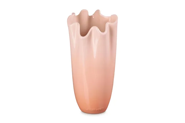 le-creuset-stoneware-iris-vase-12-peche image 1
