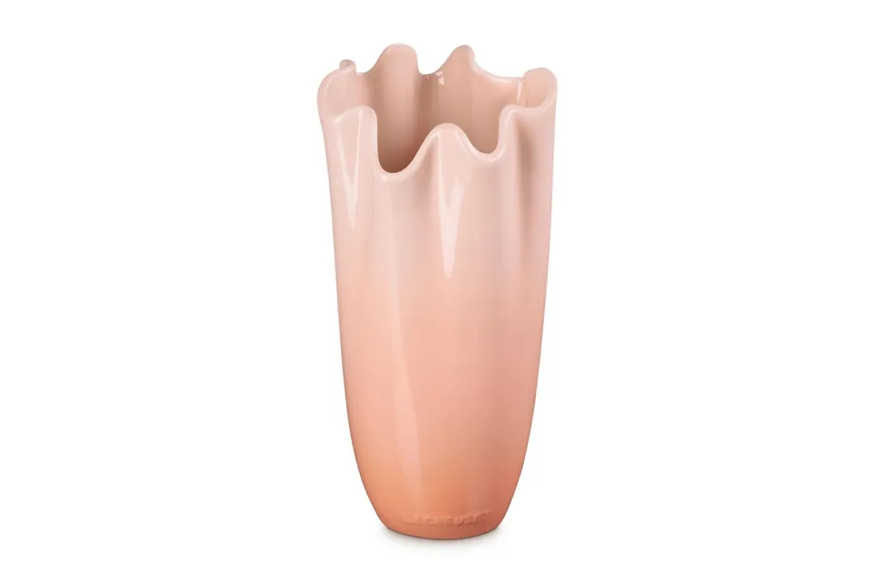 le-creuset-stoneware-iris-vase-12-peche image 1