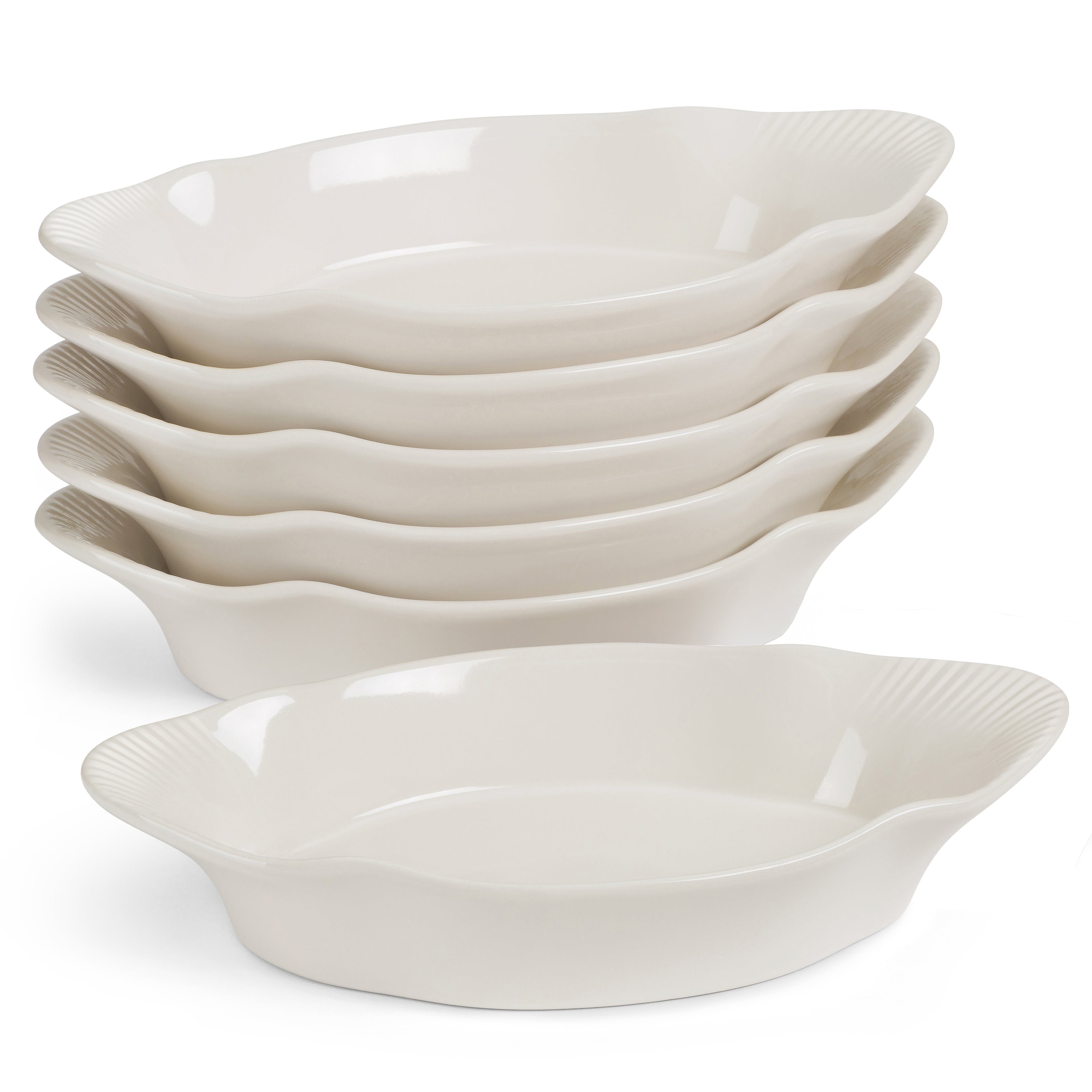 kook-au-gratin-dish-12-oz-ceramic-oven-safe-to-350-f-set-of-6 image 1