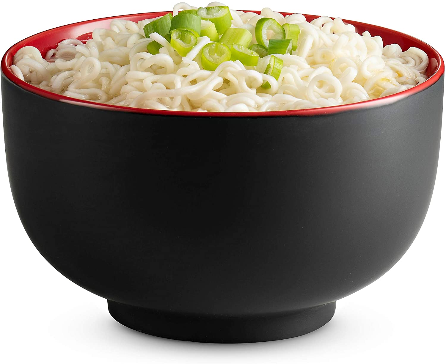 kook-asian-noodle-bowls-set-of-4-34-oz-ceramic-matte-finish-deep image 2