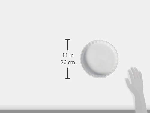 le-creuset-stoneware-tart-dish-1-5-qt-9-white-even-baking-perfection image 3