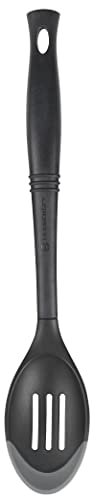 le-creuset-revolution-bi-material-slotted-spoon-13-5-oyster-flexible-silicone-an image 4