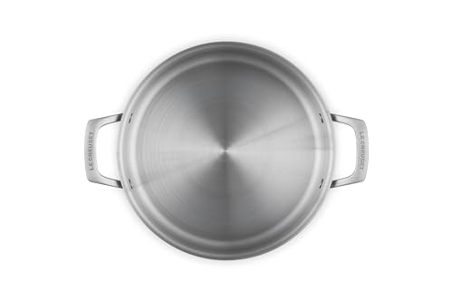 le-creuset-essential-stainless-steel-rondeau-pan-4-5-qt image 8