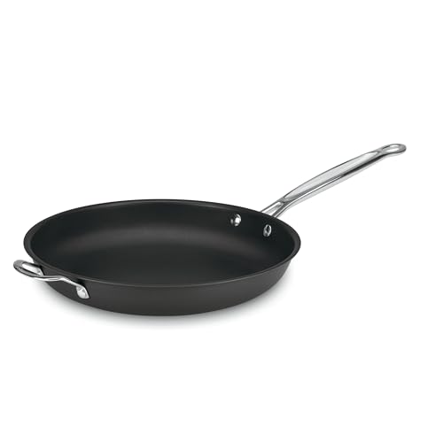 cuisinart-chef-s-classic-non-stick-hard-anodized-14-skillet-with-helper-handle image 2