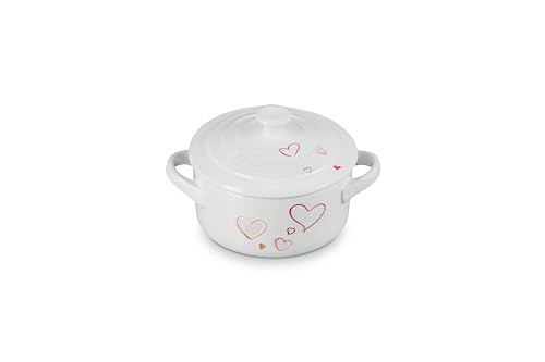 le-creuset-mon-coeur-collection-stoneware-classic-round-mini-cocotte-8-oz-white- image 7