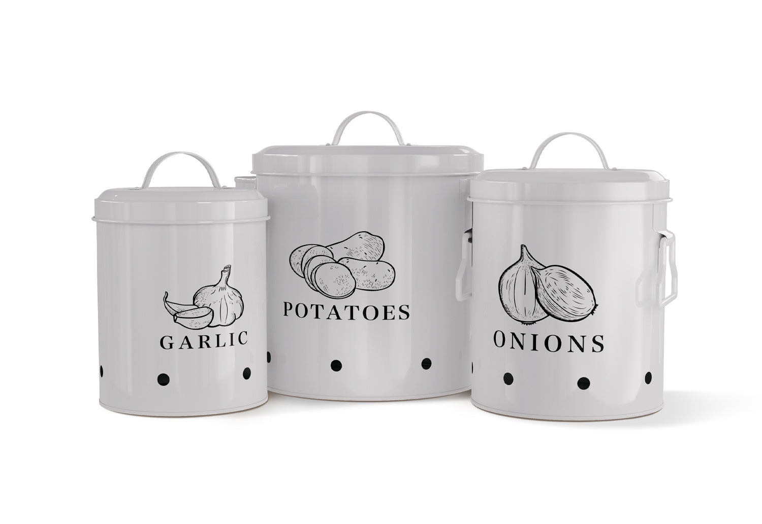 kook-farmhouse-collection-potato-onion-garlic-kitchen-storage-canisters-metal-se image 4
