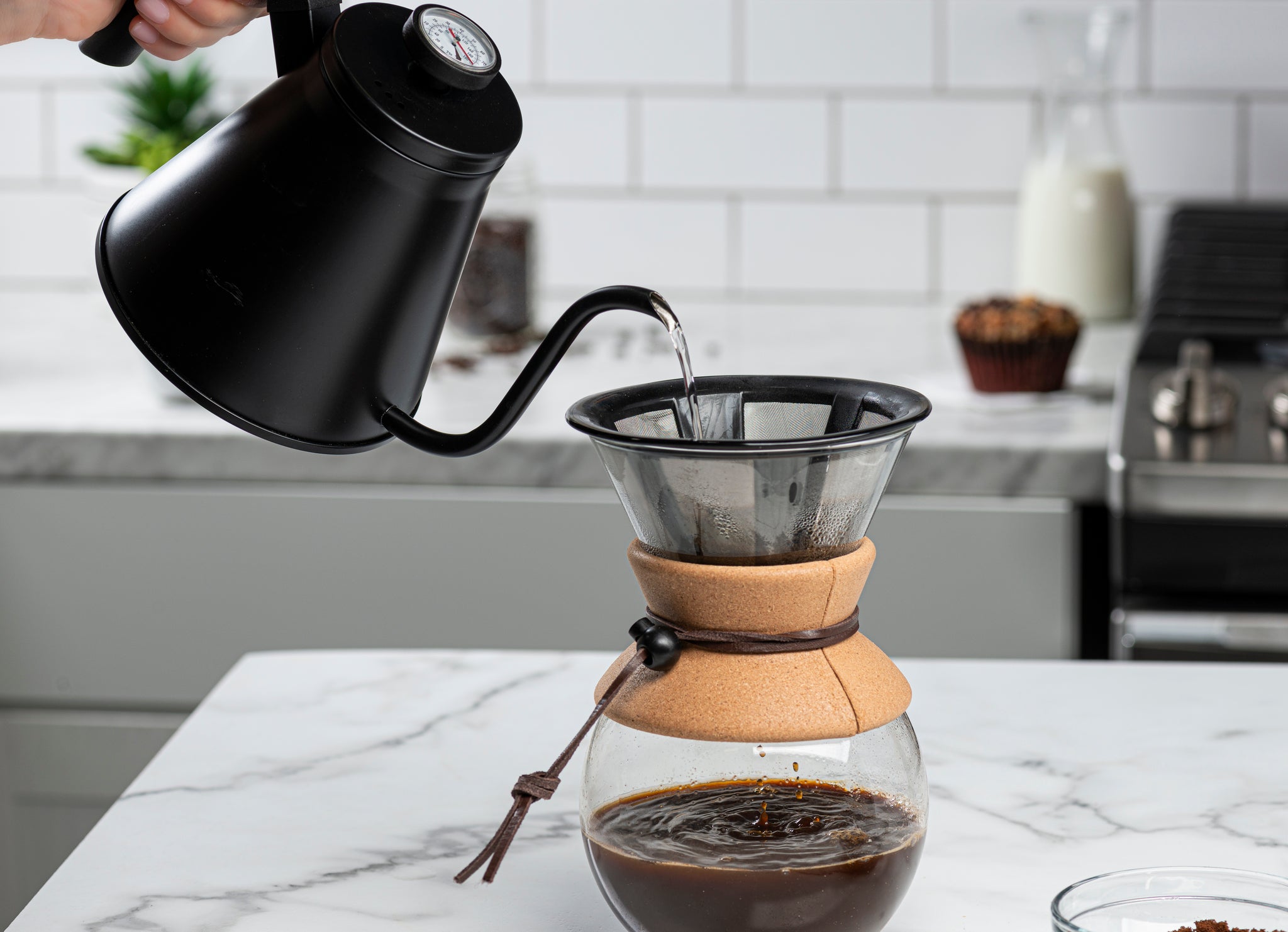 kook-gooseneck-pour-over-kettle-stainless-steel-27-oz image 2